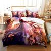 Kara No Kyoukai Bedding Set Cartoon Anime Three-piece Set Adult Kid Bedroom Duvetcover Sets 3D Kawaii Letto Matrimoniale