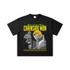 260 GSM Double Yarn 32 Count 100% Cotton Chainsaw Man V45 Denji Print Unisex Heavy Cotton T Shirt… More