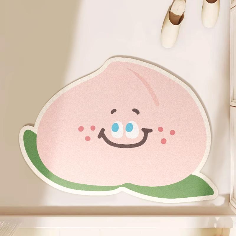 Bathroom Floor Mats for Household Toilets and Toilets Anti Slip Quick Drying Foot Mats for Bathroom Doors Dirt Resistant Carpets