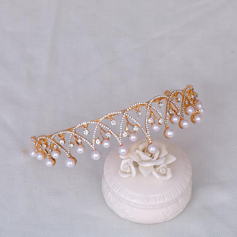 New Shiny Bride Crown Fashion High-quality Headdress Women's Wedding Crown Headdress Princess Birthday Crown Headdress