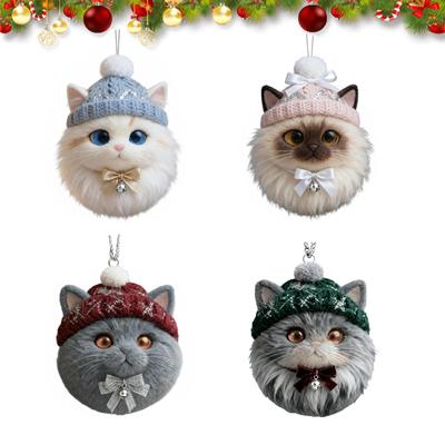 Winter Ornament, 2D Acrylic Holiday Decoration Winter Home Decor Gifts For Lovers