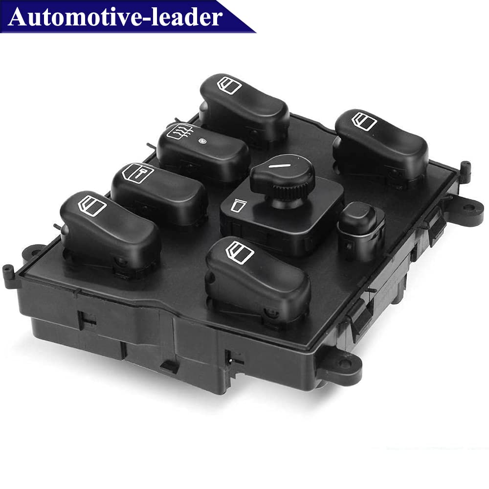 Power Window Switch Master Control Switch Replacement for 1998-2003 Mercedes Benz ML320 1999-2001 ML430 2002-2003 ML500 2000-2003 ML55 AMG 1638206610