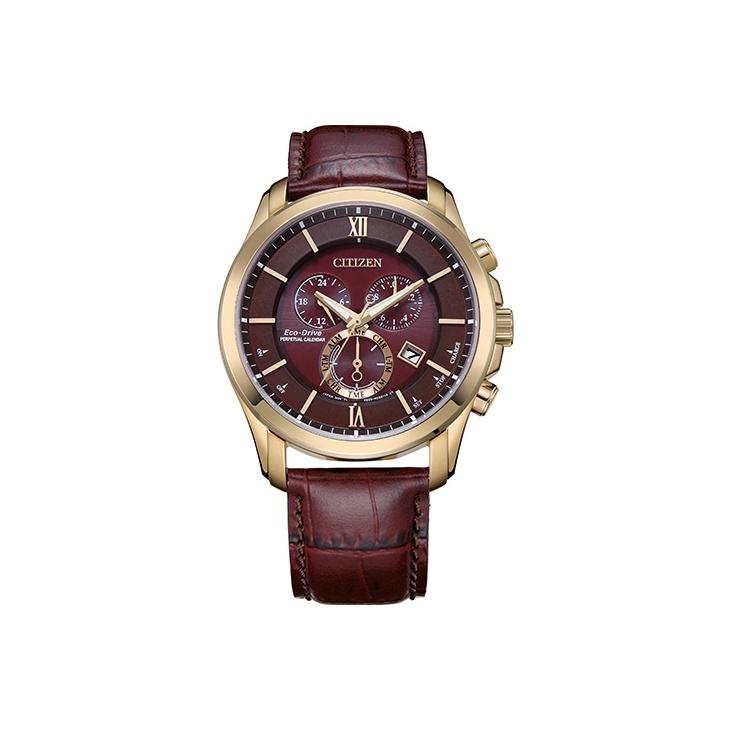 

CITIZEN Ecology Drive Collection Light Powered Quartz Movement Cow Leather Strap Watch Men s Watches BL5548-19X Red Watch Dial