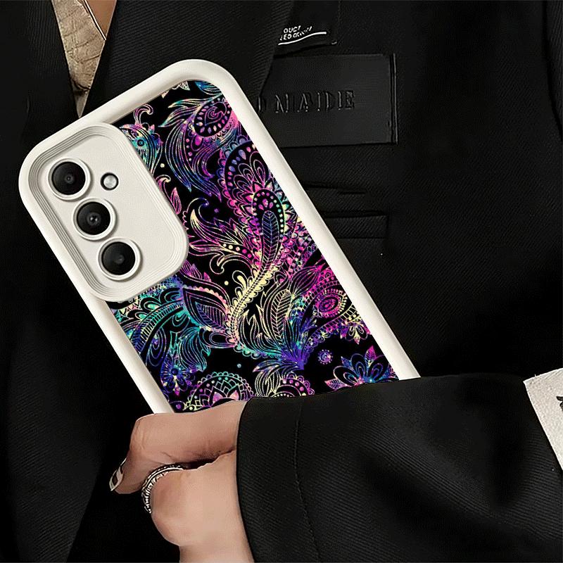 Handyhülle für Samsung Galaxy A17 A16 A15 A14 A13 Mandala Sonnenblume Traumhafter Stil A56 A36 A26 A55 A35 A25 A54 A34 A24 A53 A33 A23