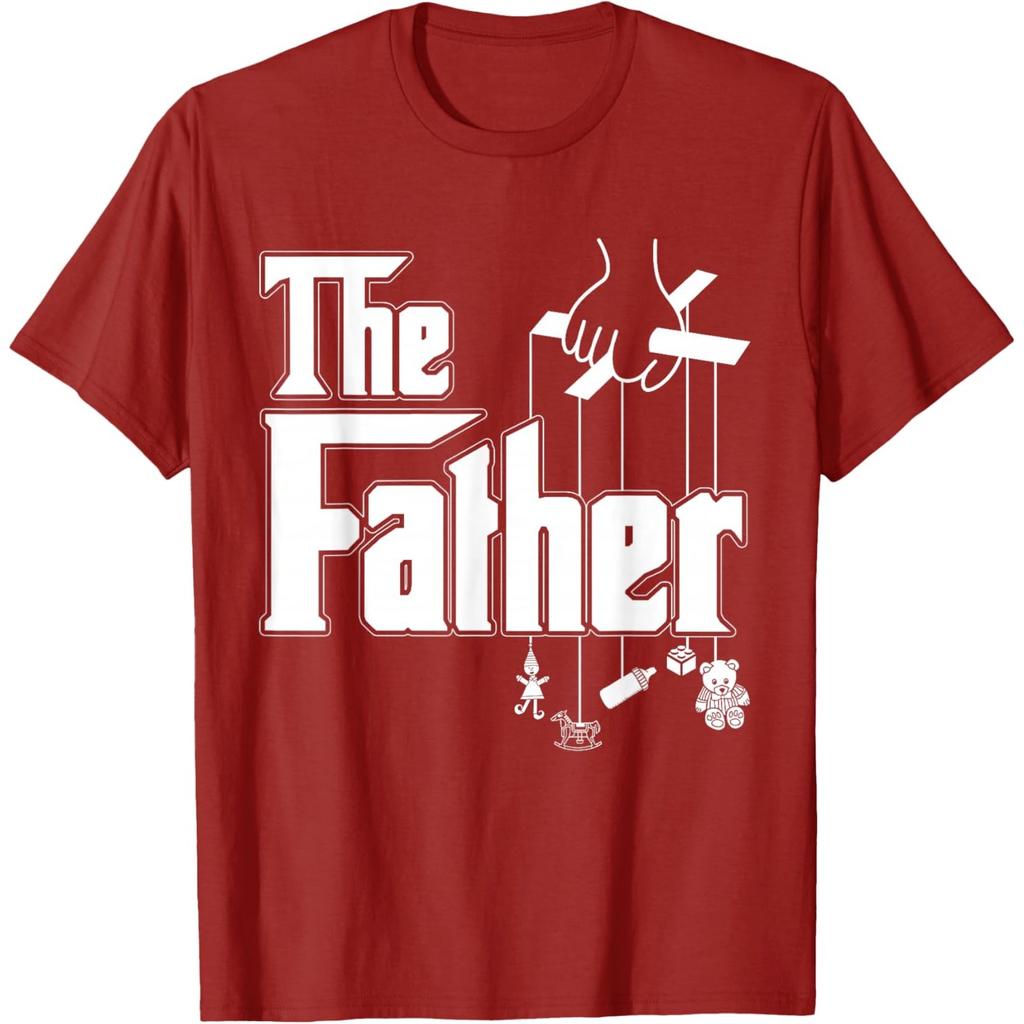 The Father Puppet Design Graphic Tee Unisex's Short Sleeve Casual Cotton T-Shirt
