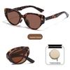 UV Protection Foldable Women's Sunglasses - Lightweight, Fashionable & Compact for Summer