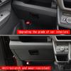 For Daihatsu MOVE 2025 2026 ABS Carbonfiber Front passenger storage box handle cover copilot button frame interior Accessories