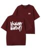 VANNWORKS Now Doit Oversized Short Sleeve T-Shirt (Vs0119) Burgundy