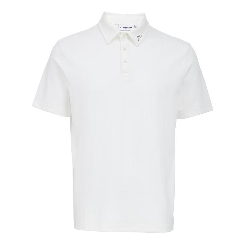 

J.Lindeberg Men s Cooling Casual Letter Short Sleeve Polo Shirt L