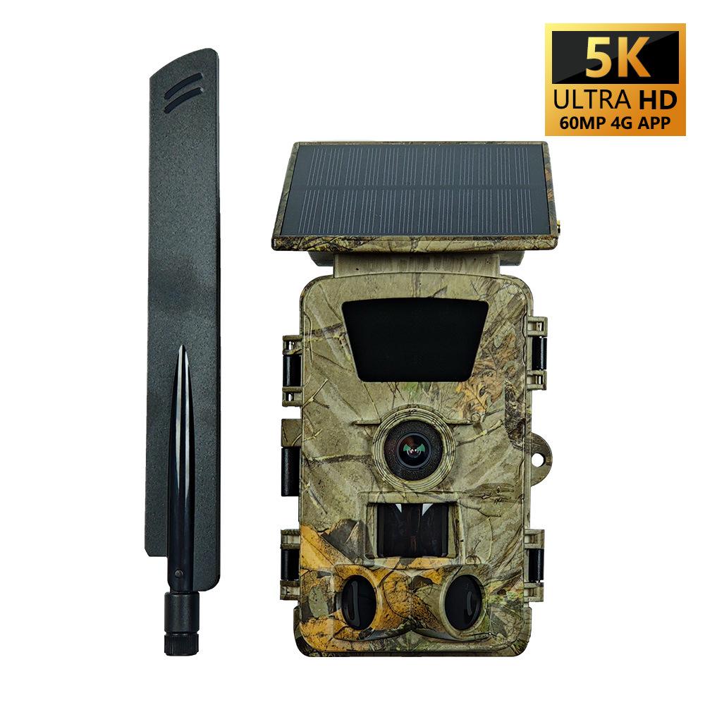 8K WiFi Trail Camera with 5200mAh Solar Battery & Infrared Capabilities