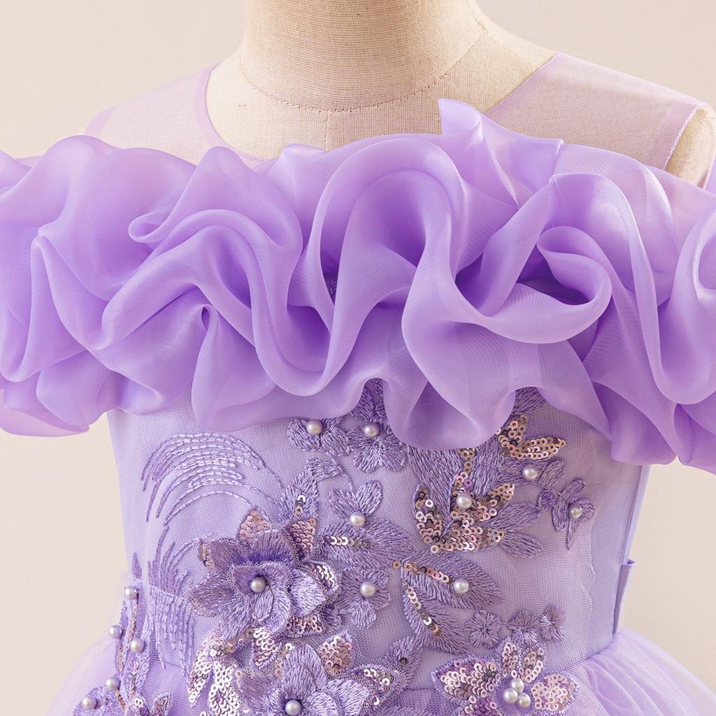 Girls Princess Gown Performance