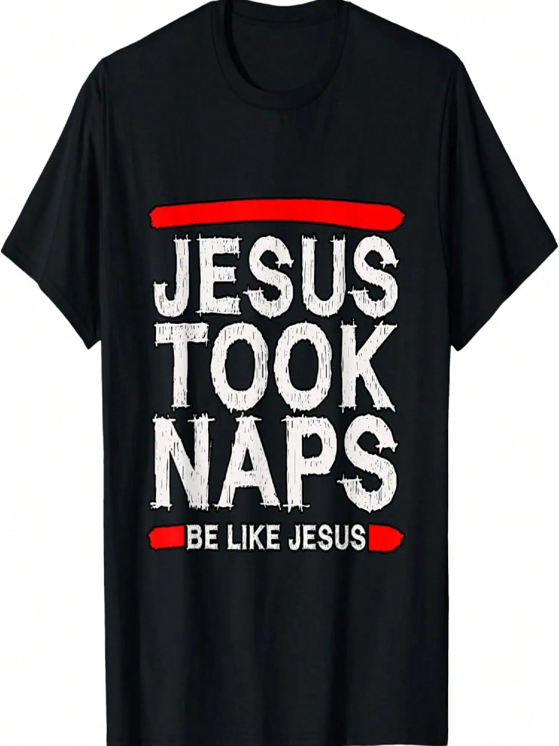 Vintage Jesus Took Naps Be Like Jesus Shirt Funny T-Shirt S