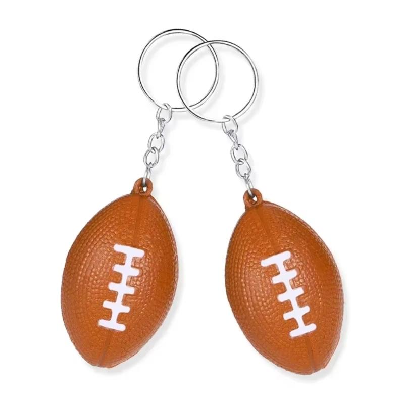 Small Foam Balls Keychain Pendant Backpack Hangings Decoration Handbag Car Keyring Decoration Car Key Holder Bag Pendant