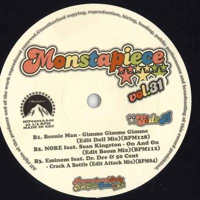 12inch Record VARIOUS - Monstapiece Vol.31 HIP0902AA05 MONSTAPIEC Rap & Hip-Hop/R&B Used