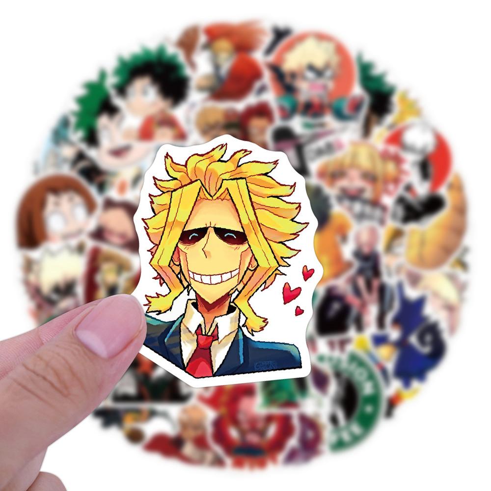 10/30/50pcs My Hero Academy Graffiti Stickers Cool Midoriya Izuku Cartoon Decals DIY Guitar Luggage Guitar Classic Anime Sticker