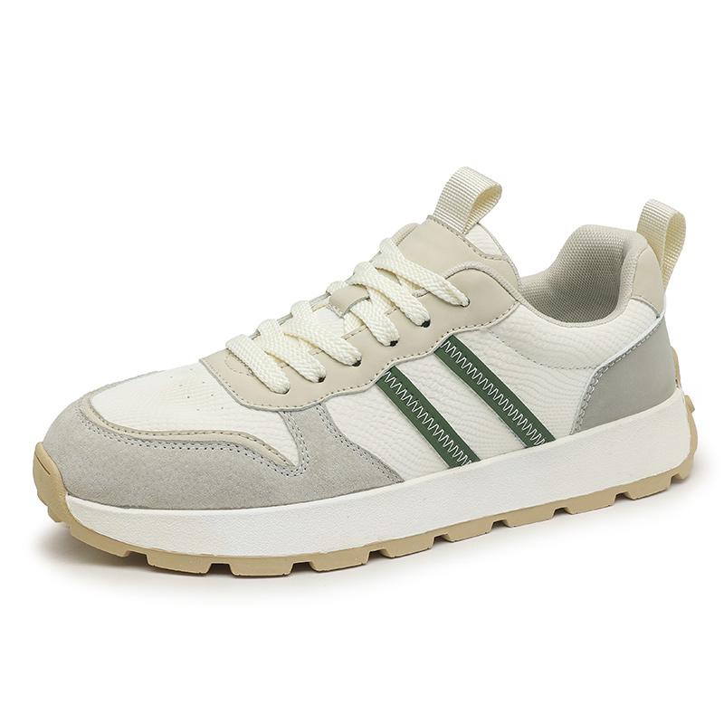 Fashion Ultra Fiber Leather Mens Sneakers Stylish Casual Shoes Non-Slip Outdoor Walking Shoes Leisure Walk Man Treking Footwear Trainers