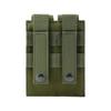 Tactical Double Pistol Mag Pouch Outdoor Molle Open-Top Magazine Pouch Flashlight Holder Attachment Package Hunting Accessories