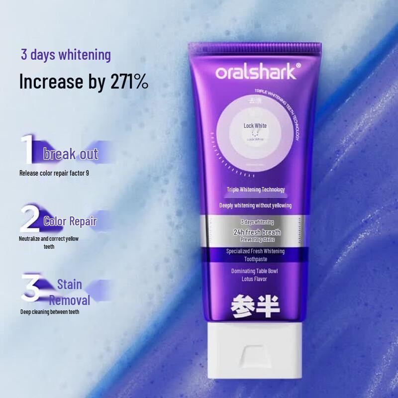 CanHalf Fresh Breath Whitening Toothpaste