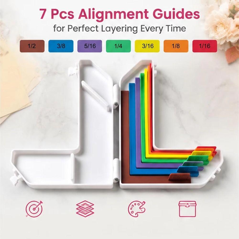Precision Layering Precision Alignment Rulers Multi-size Spacing Locator Tools  Border Crafting