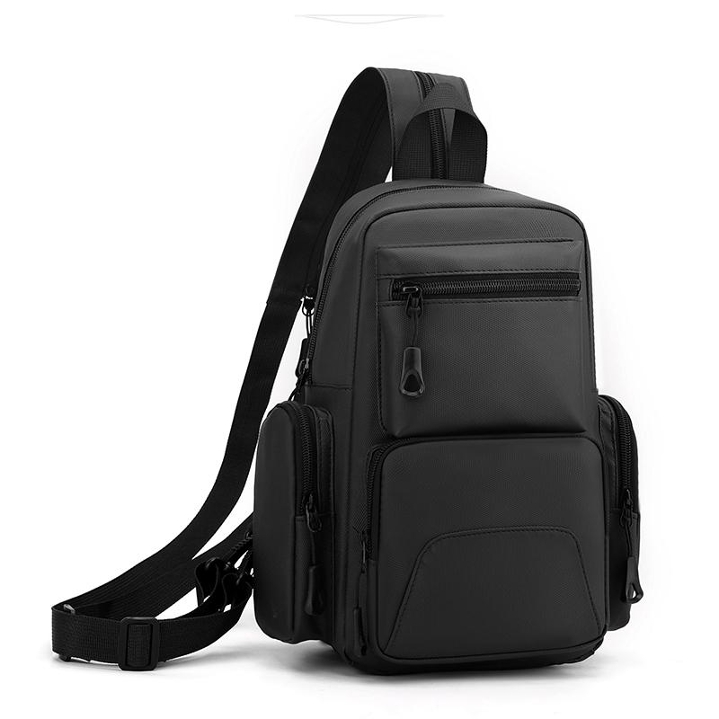 Adjustable Strap Chest Bag, Multi-functional Backpack, Sports Bag, Backpack, Zipper Anti-theft Pocket, Suitable for Daily Commut