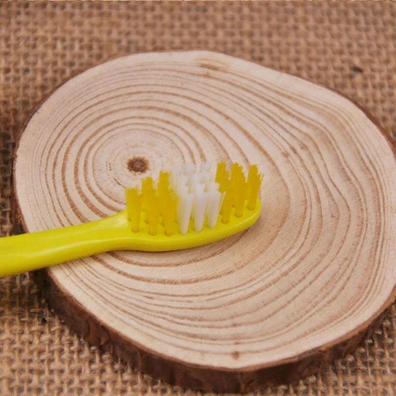 3 Stück Zahnbürste mit weichen Borsten Bambuskohle-Zahnbürste Einweg-Zahnbürste