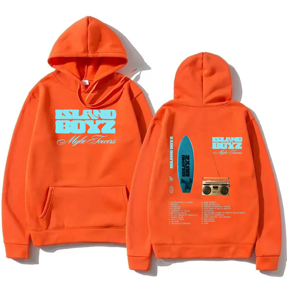 Bluzy z grafiką rapera Myke Towers Myke Towers LA PANTERA NEGRA 2025 Bluza z albumu Moda Hip Hop Streetwear Bluza unisex