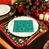 20pcs Disposable Napkins with Snowflake Pattern Print for Wedding,Parties,and Daily Use for Thanksgiving Fall Christmas Table Decoration
