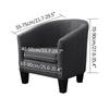 Tub Chair Cover Stretch Spandex Club Armchair Covers Office Coffee Bar Tub Sofa Slipcovers for Living Room Furniture Protector