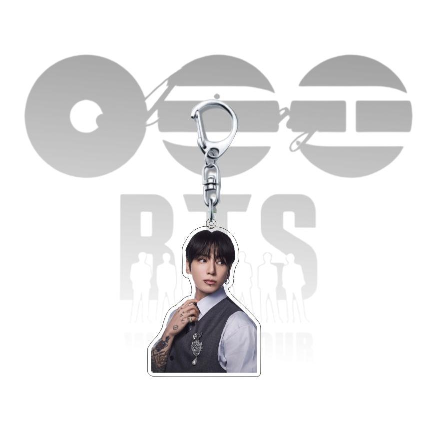 

Брелок в стиле официального костюма BTS, Брелок с фото Bangtan Boys в стиле business casual, Подвеска на сумку для фанатов K-pop айдолов ARMY(Джин РМ Шуга Чимин Ви Джей-Хоуп Чонгук) 1