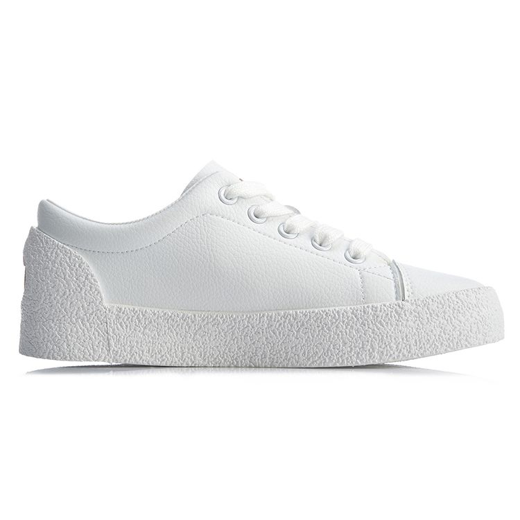 LiNing LN Vulc Classic Casual Sneakers Women Sneakers White AGCQ136-2