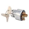 Tractor Ignition Switch 66021 55140 Aluminium Alloy Start Switch With 2 Keys Replacement for Kubota Tractors M4030 M4700