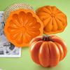 Pumpkin Mold Festive Halloween Mold 3D Non-Stick Chocolate Mould for Party Dessert Cooking Birthday Kitchen Holiday Home Baking