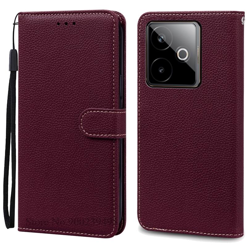 GT7/GT7T/GT7 Pro Case For Realme GT7 Case Realme GT7 Pro Case Leather Flip Wallet Cover For Realme GT7T Case GT 7 Pro 7T Fundas