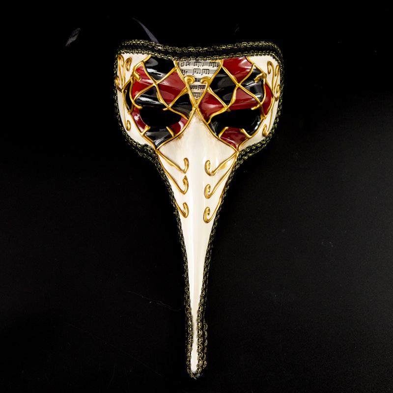 

Прямая маска с длинным носом для танцевальной маски Креативная маска на Хэллоуин для вечеринки Половина лица