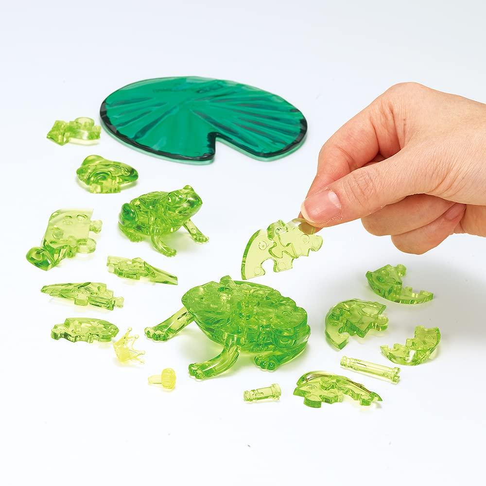Beverly Crystal Puzzle Frog 50273 Green 42-Piece