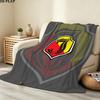 Jagiellonia Biaystok Print Flanelldecke, Hohe Qualität, Bequem für alle Jahreszeiten, Heimdekoration, Wärme und Komfort, Perfekt für Weihnachtsgeschenke