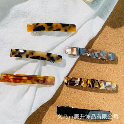 Acetate Flat Hair Clip Barrettes for Women Durable Lightweight Hair Accessories with Strong Grip Suitable for Various Hair Types and Styles