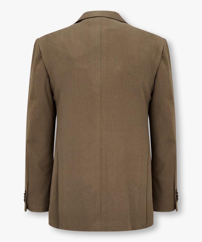 Man On The Boon [Drago] Stitch Detail Cotton Single Jacket_Brown 4714351011