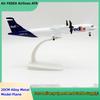 Airplane Models 1/400 Scale 20cm Air FEDEX Airways ATR Model Planes Diecast Metal Toys Aviation W Wheels Landing Gears