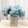 14.5" Full Faux Hydrangea Flower with Long Stem Real Touch Hydrangea Artificial Flowers for Home Party Decor Floral Arrangements Wedding Centerpiece