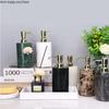 Marble Bathroom Supplies Home Bathroom 3 Piece Set Hand Sanitizer Bottle Round Lotion Bottle Storage Tray Aromatherapy Bottle