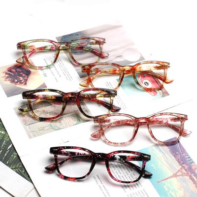 Turezing Reading Glasses Women'S Fashion Flower Pattern Hd Lenses Spring Hingesprescription Glasses+1.0+2.0+3.0
