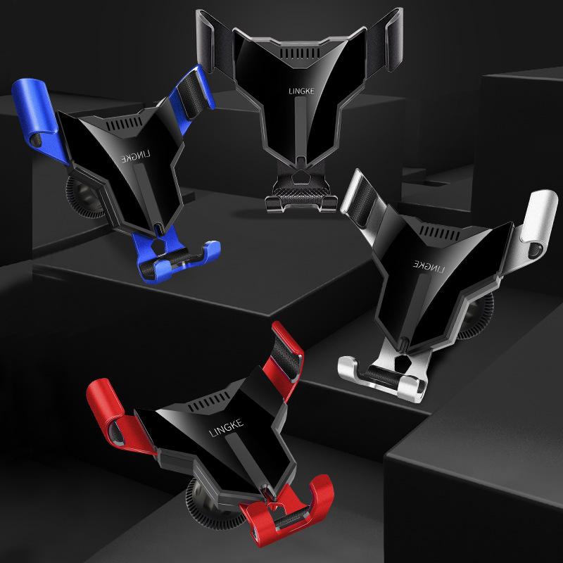 Universal Aluminum Alloy Car Vent Phone Holder - Stable, Anti-Shake Gravity Design