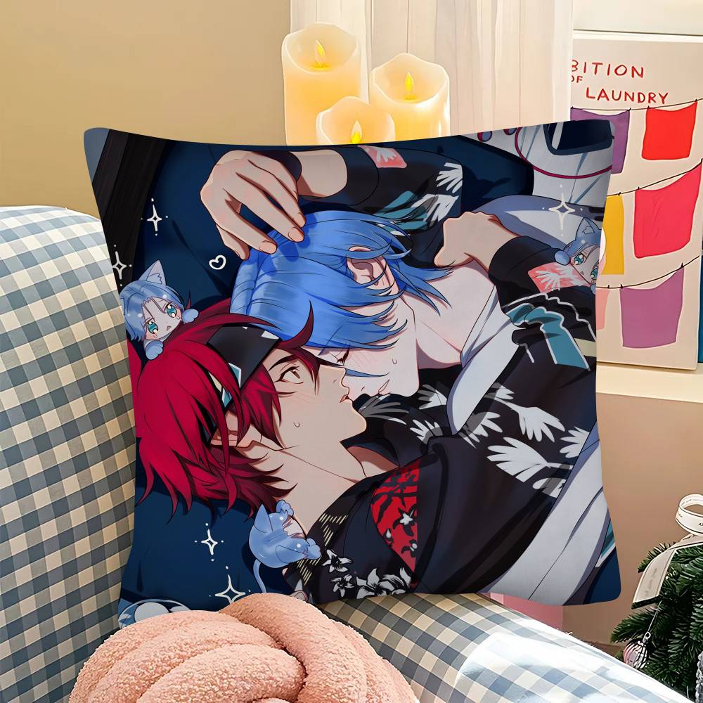 SK The Infinity Anime Pillow Case Fashion Square Pillowcase Bedroom Sofa Room Ins Decoration Leisure Cushion Cover