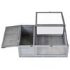 Tortoise House, Small Reptile Wooden House, with Mesh Roofs, Side Panels, for Turtles, Lizards, Geckos and Snakes