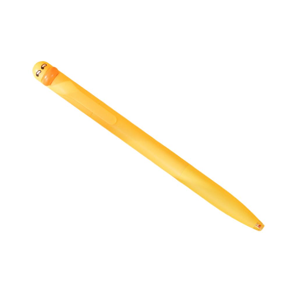 Rolig Anka Gelpen Vrid för att Öppna Stäng Gelpen 0,5 mm Spets Snabbtorkande för Skrivande Anteckningstagande Journalföring Kontorsmaterial