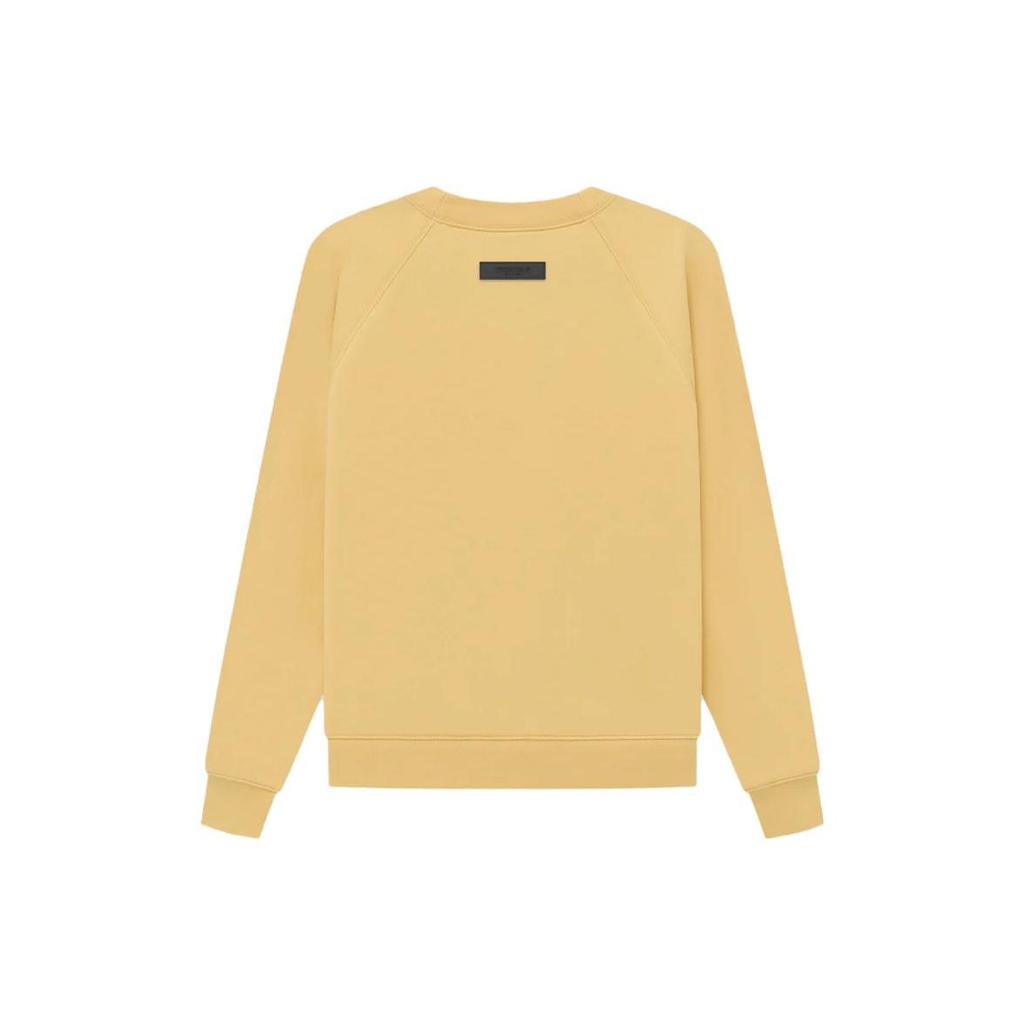 Fear of God Essentials Crewneck Sweatshirt Light Tuscan Men Tops Yellow 192BT222042F