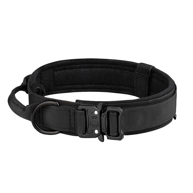 Strong Tactical Dog Collar Metal Buckle Collar for Dog Pet Product Nylon Medium Large Dog Training Neck Collars Pet Accessories