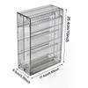 Transparent Plastic Jewelry Storage Rack Necklace Bracelet Box Dust-proof Earrings Stud Jewelry Rack Earring Storage Box