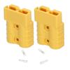 2PCS Multi Color 50A Battery Connector 600V Lightweight Design Wire Harness Plug Quick Disconnection Plug Automotive Battery